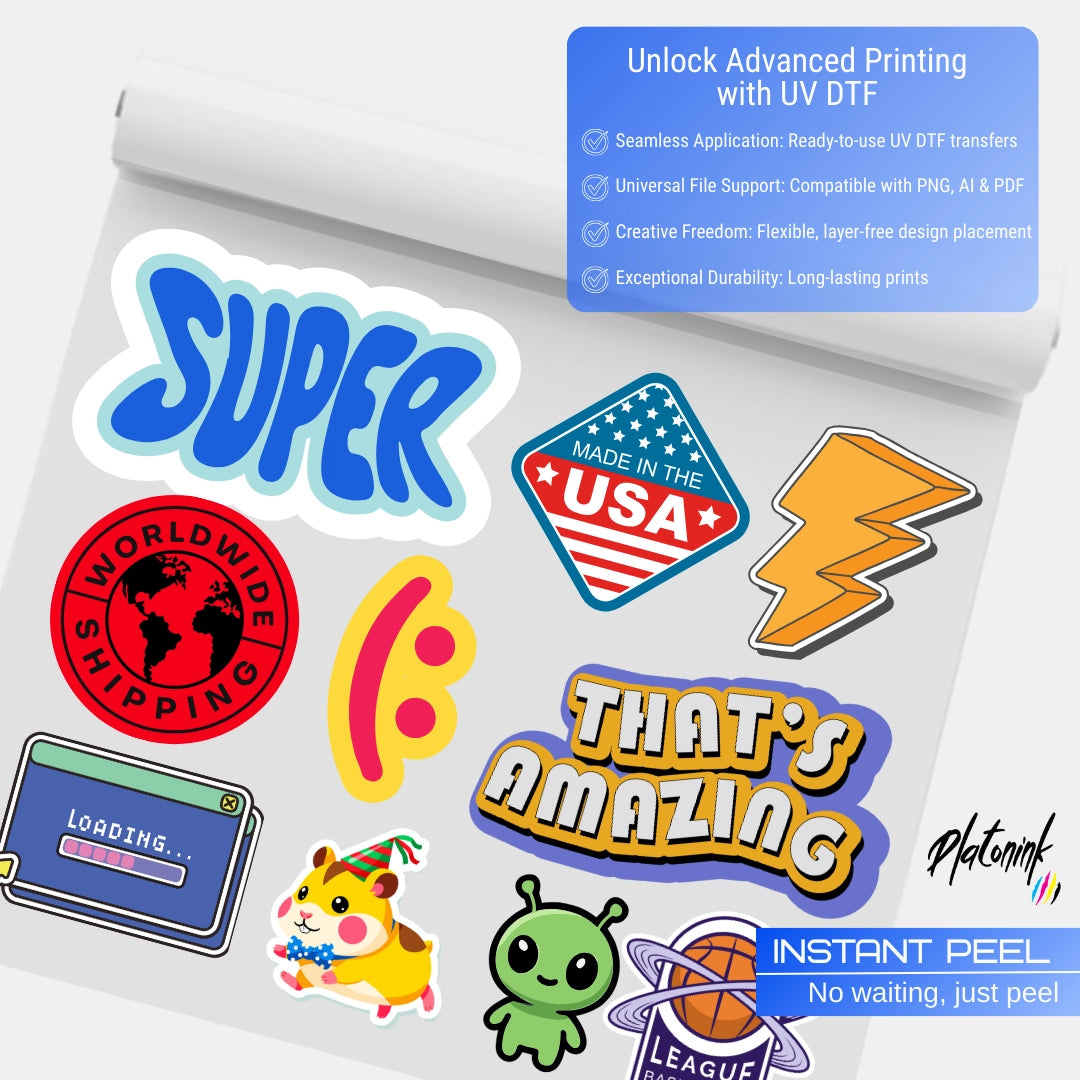 Upload Your UV DTF Sticker Gang Sheet